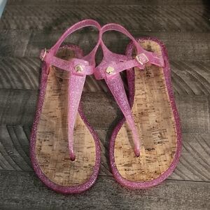 Kate Spade Pink Glitter Sandals